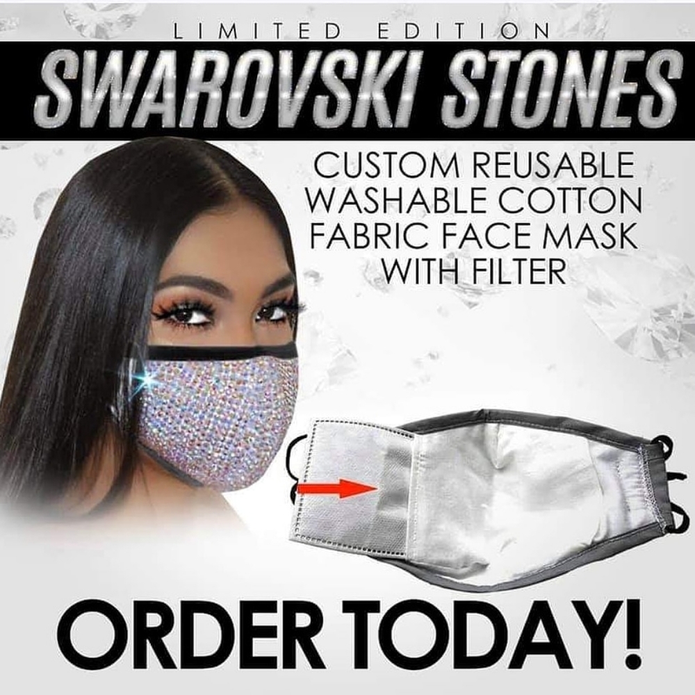 Rhinstone Mask